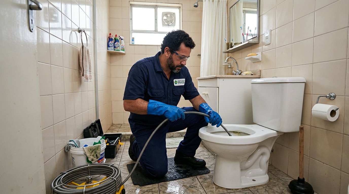Desentupimento de Vaso com Equipamento em Palmas‑TO