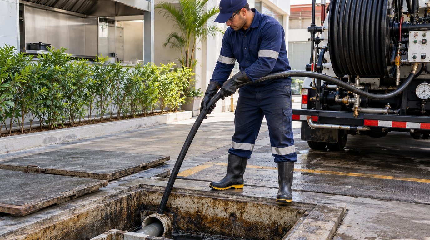 Hidrojateamento de Caixa de Gordura em Palmas‑TO