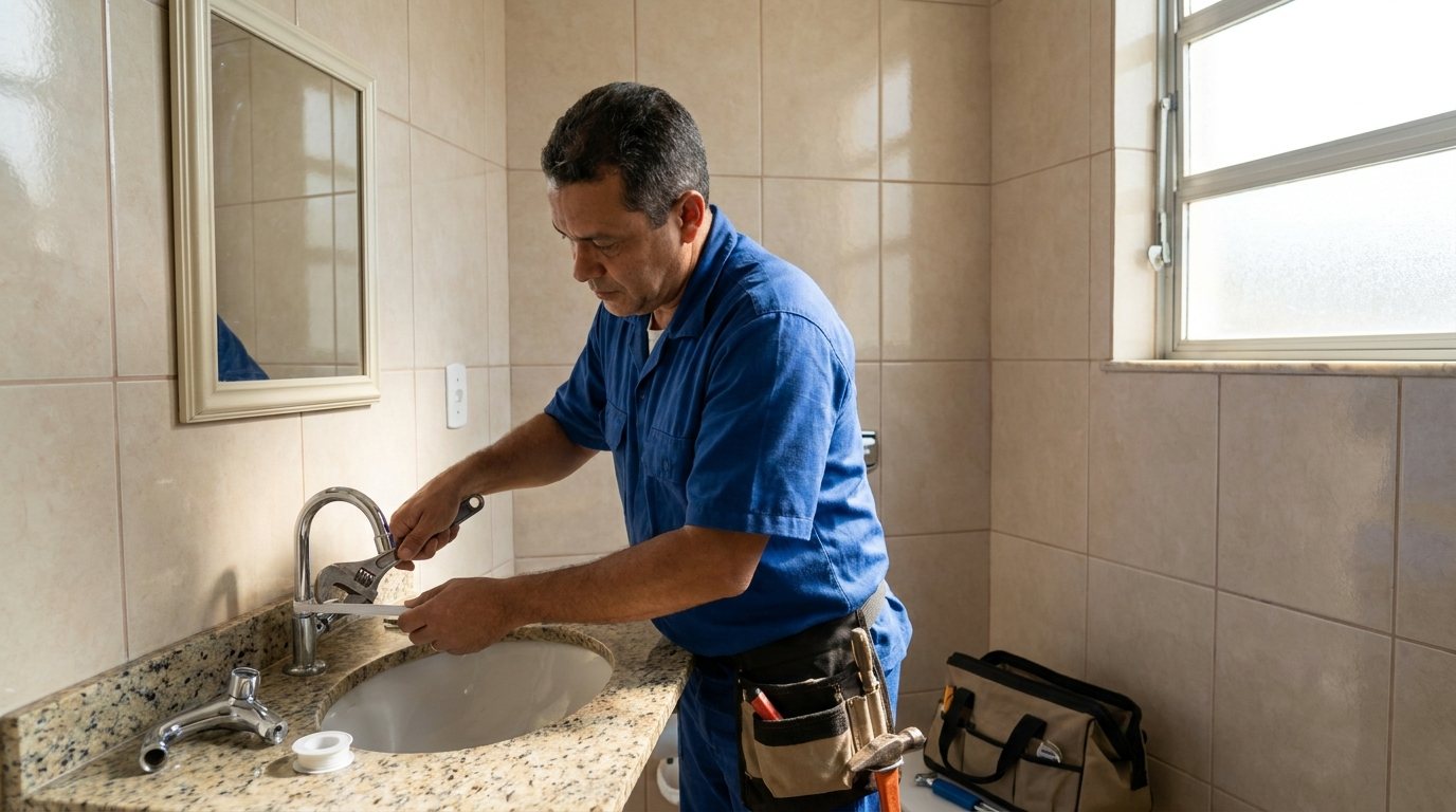 Instalação Hidráulica no Banheiro em Palmas‑TO