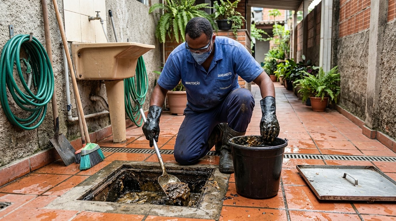 Limpeza de Caixa de Gordura Comercial em Palmas‑TO